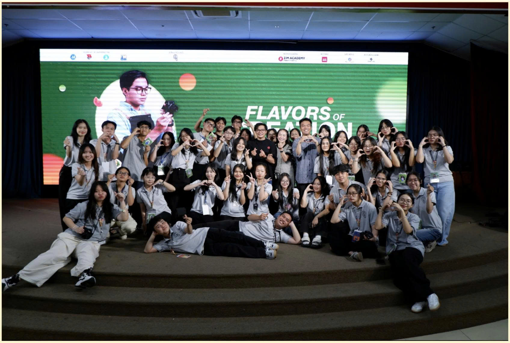 Ảnh tập thể workshop Flavors of Creation.