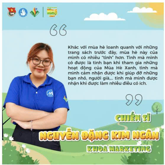 Các hoạt động tình nguyện Mùa Hè Xanh.